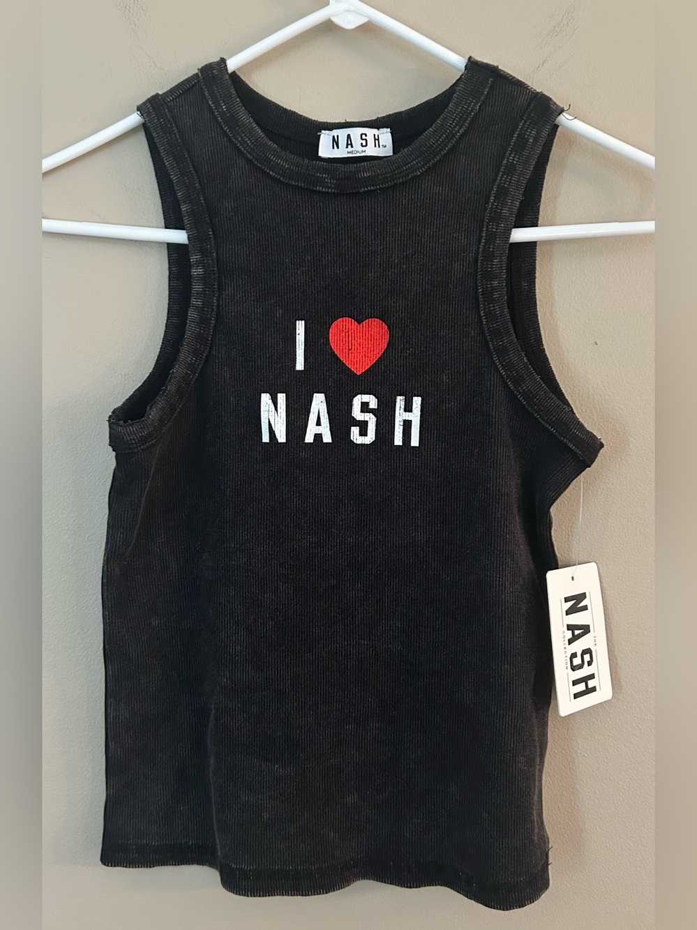 NWT Nash Macy Raw Hemmed Tank